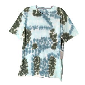 Even Tide Men T Shirt M Tie Dye Short Sleeve Crewneck Cotton‎ Retro Mod Coastal